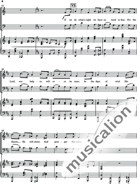 Stephens, Evan: Let Us All Press On - Chor>SATB+Klavier:4