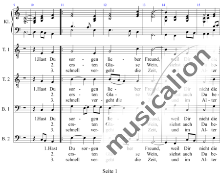 Busch, Adolf: Mein Rezept ... - Chor>TTBB+Klavier:1