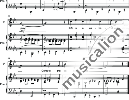 Kander, John: Cabaret - Solo>x+Piano:1