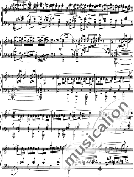 Rachmaninov, Sergej: Études-Tableaux No. 4 in D Minor - Piano:3