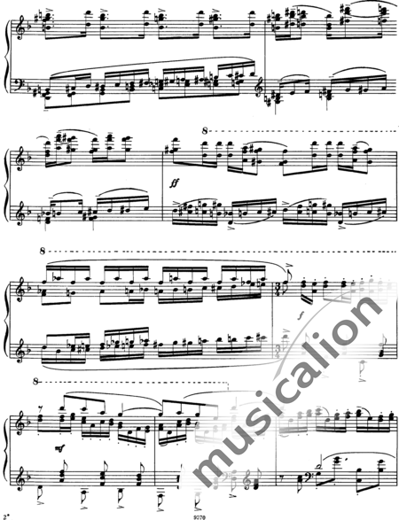 Rachmaninov, Sergej: Études-Tableaux No. 4 in D Minor - Piano:4