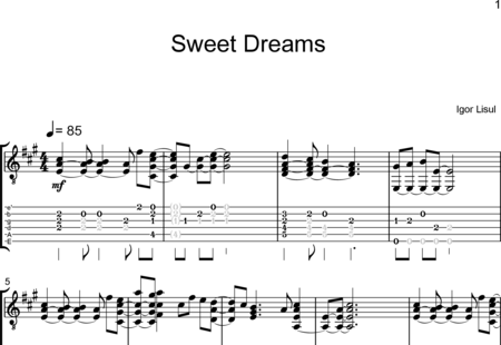 Lisul, Igor: Sweet Dreams - Gitarre:0