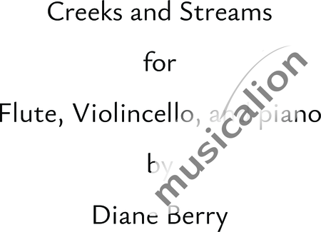 Berry, Diane: Creeks and Streams - Klavier+Violoncello+Flöte:0