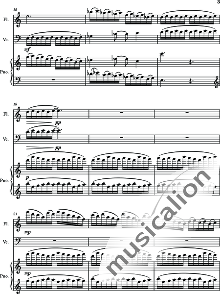 Berry, Diane: Creeks and Streams - Klavier+Violoncello+Flöte:4