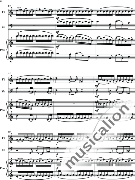 Berry, Diane: Creeks and Streams - Klavier+Violoncello+Flöte:5