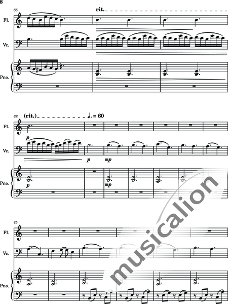 Berry, Diane: Creeks and Streams - Klavier+Violoncello+Flöte:9