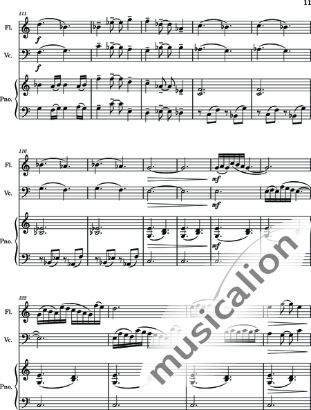 Berry, Diane: Creeks and Streams - Klavier+Violoncello+Flöte:12