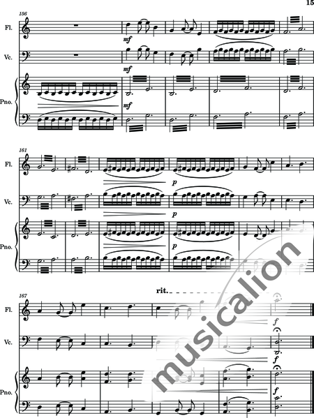 Berry, Diane: Creeks and Streams - Klavier+Violoncello+Flöte:16