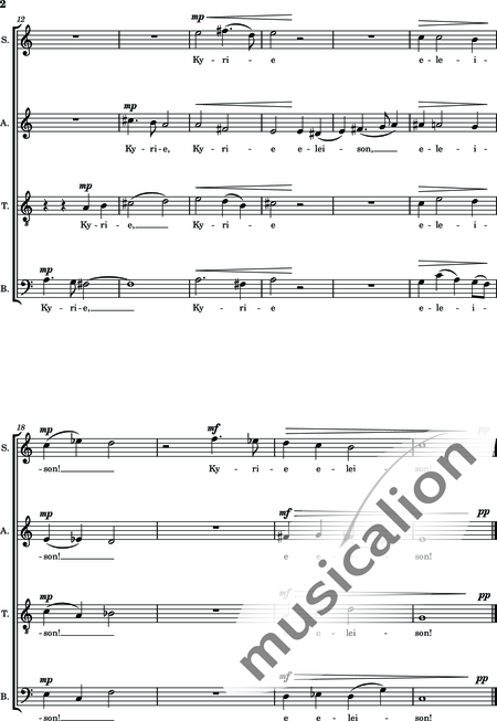 Pönitz, Jonatan: Wechselburger Kyrie (a cappella) - Chor>SATB:2