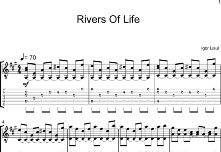 Lisul, Igor: Rivers Of Life - Gitarre:0