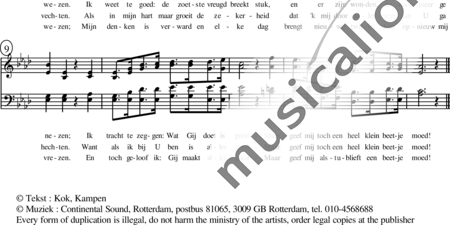Boede, Cees: Gebed om moed (Songbook) - Chor>SATB:1