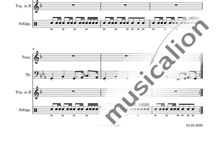 Peters, Thomas: Unu - Trompeta+Saxofón+Perc+Tb:1