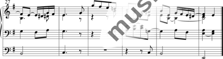 Müller, Peter: Präludium in e  Larghetto - Orgel>mPed:1