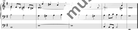 Müller, Peter: Präludium in e  Fughetta - Orgel>mPed:1