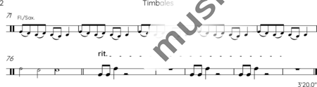 Drewes, Michael: Bababibi-Bababa - Solo>alto/bajo+[Trp2]+Sx2+[Trb]+Perc+[Sy+B-Elec]:36