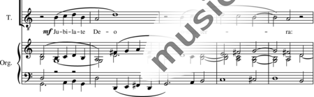 Perosi, Lorenzo: Jubilate Deo - Solo>alt/ten+Org:1