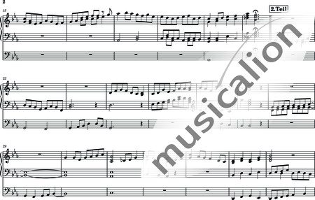 Pönitz, Jonatan: Small Prelude in E-flat major - Órgano:1