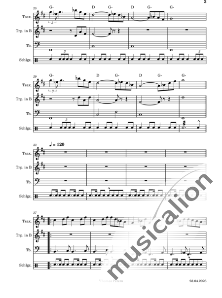 Peters, Thomas: Dekkvar - Trompeta+Saxofón+Perc+Tb:3