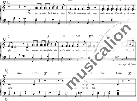 Scharfenberger, Werner: Moonlight - Solo>X+Keyboard:1