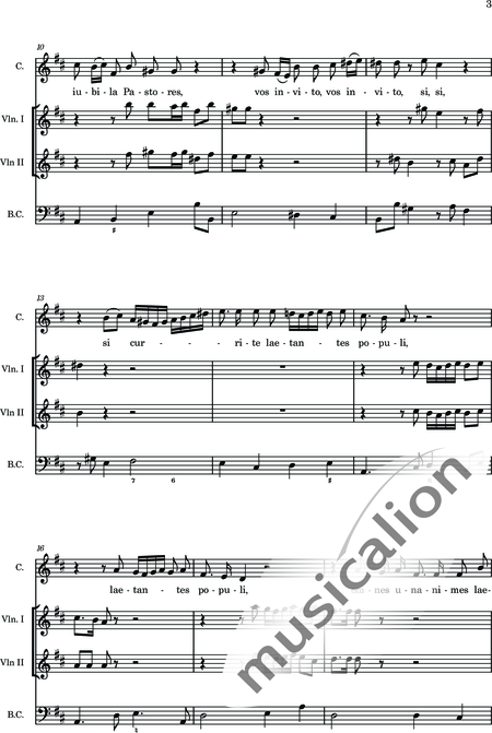 Peruchona, Maria Xaveria: Ad Gaudea ad Iubila - Solo>sop+Cnt+Vln2:3