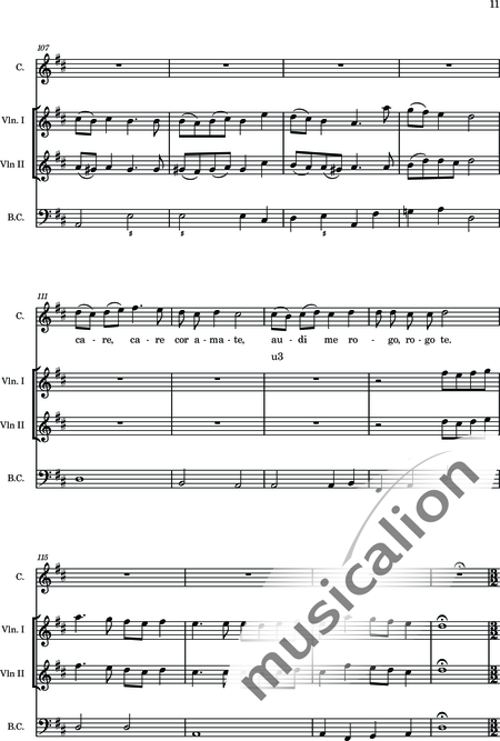 Peruchona, Maria Xaveria: Ad Gaudea ad Iubila - Solo>sop+Cnt+Vln2:11