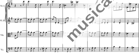 Blees, Ulrich: String Quartet in E Minor, 3rd mvt - Violin 2+Viola+Vlc:20