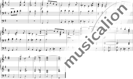 Rudnick, Wilhelm: Orgelstück No. 3: Moderato in G - Orgel>mPed:1