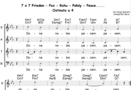 Wasmuth, Jan-Jürgen: 7x7 Frieden (7x7 Peace) - Choir>SATB:0