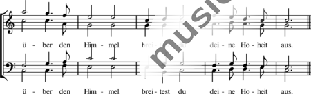 Hömmerich, Hans-Konrad
: Señor, nuesto Gobernante(Salmo 8) - Coro>TTBB:3