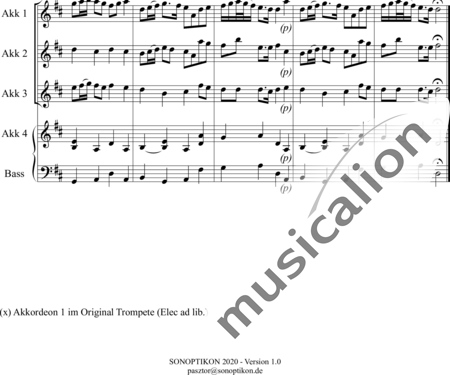 Corelli, Arcangelo
: Sonata a Quattro - Acordeón 5:1