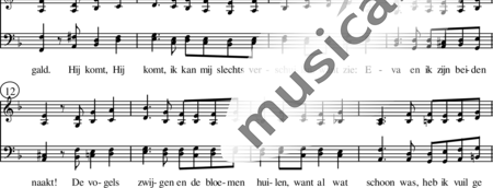 Boede, Cees: Hij komt I (Songbook) - Chor>SATB:1