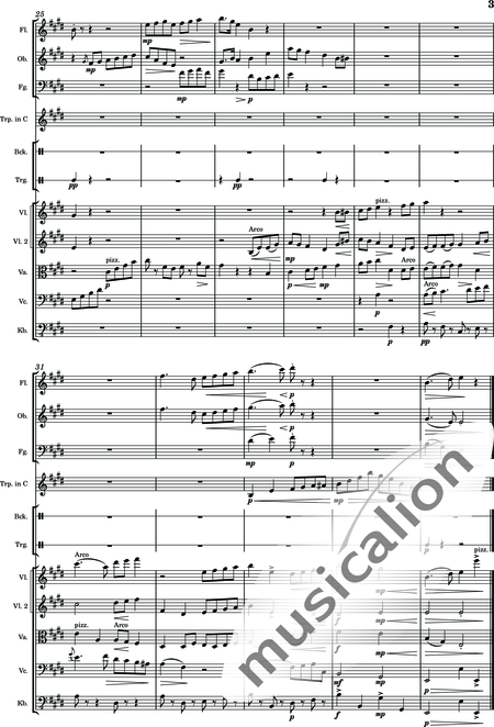 Pönitz, Jonatan: 1. Introduktion - Violine 2+Oboe+Flöte+[Vla+Vc+Kb]+Fg+Trp+Px:3