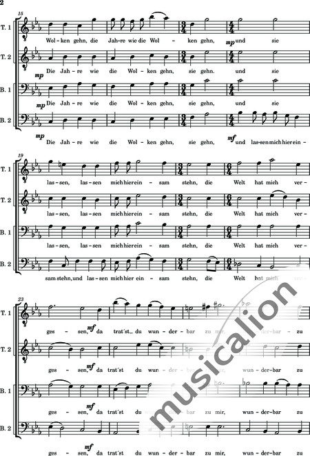 Pohle, Rolf: Der Einsiedler - Chor>TTBB:2