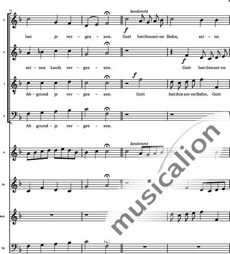 Pohle, Rolf: Monodisticha - Maß - Chor>SATB+[Ob+Fg+Fl+Ehn]:3