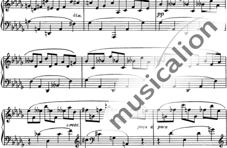Skrjabin, Alexander: Etüde Nr. 1 - Klavier:1