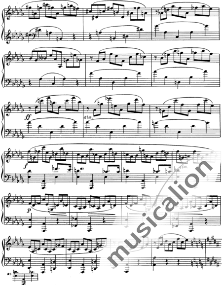 Skrjabin, Alexander: Etüde Nr. 1 - Klavier:2