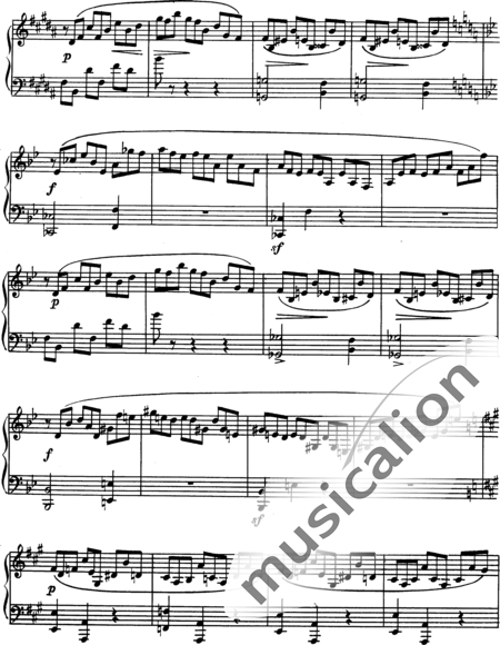 Skrjabin, Alexander: Etüde Nr. 1 - Klavier:3