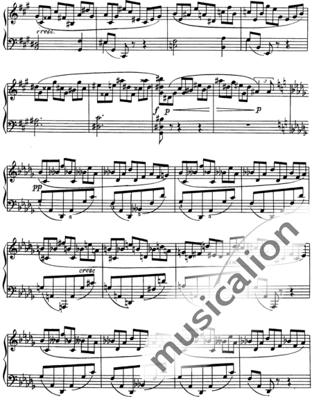 Skrjabin, Alexander: Etüde Nr. 1 - Klavier:4