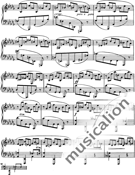 Skrjabin, Alexander: Etüde Nr. 1 - Klavier:5