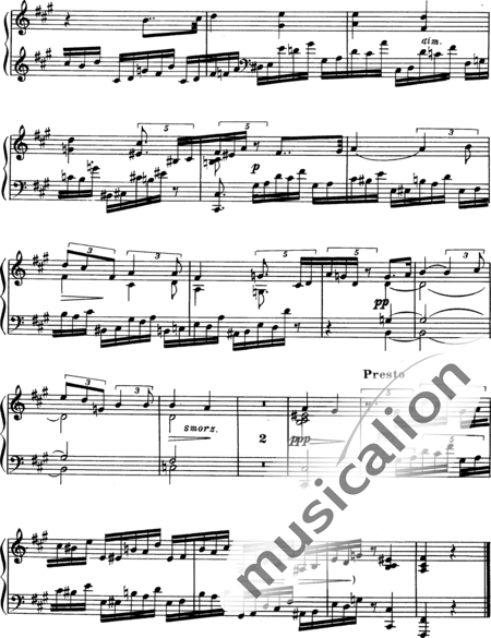 Skrjabin, Alexander: Etüde Nr. 2 - Klavier:2