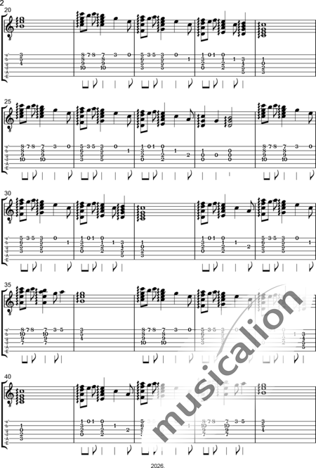 Lisul, Igor: Cheerful Morning - Gitarre:2