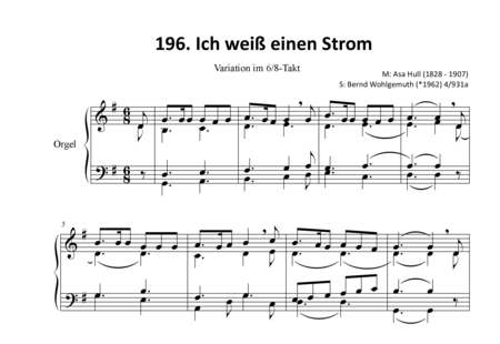 Hull, Asa: Ich weiß einen Strom (6) - Orgel:0
