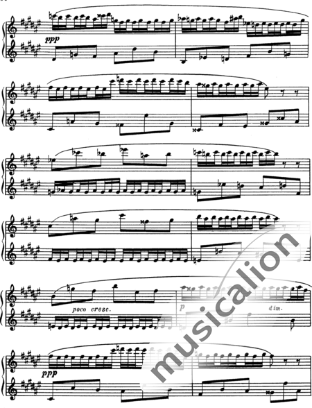 Skrjabin, Alexander: Etüde Nr. 3 - Klavier:2