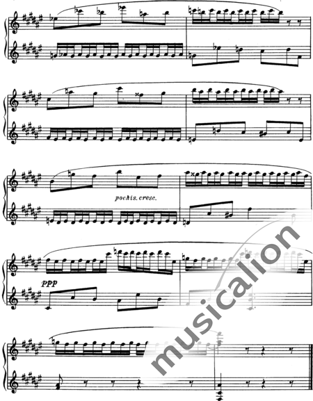Skrjabin, Alexander: Etüde Nr. 3 - Klavier:3