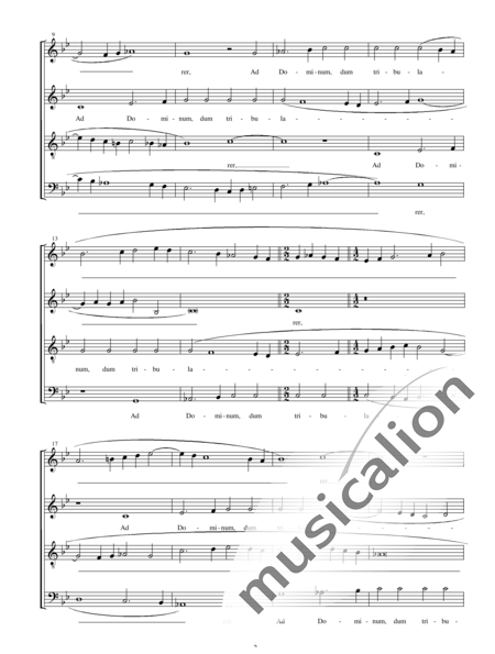 Scarlatti, Alessandro: Ad Dominum dum Tribularer - Choir>SATB:2