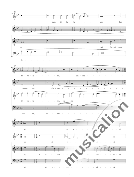 Scarlatti, Alessandro: Ad Dominum dum Tribularer - Choir>SATB:3