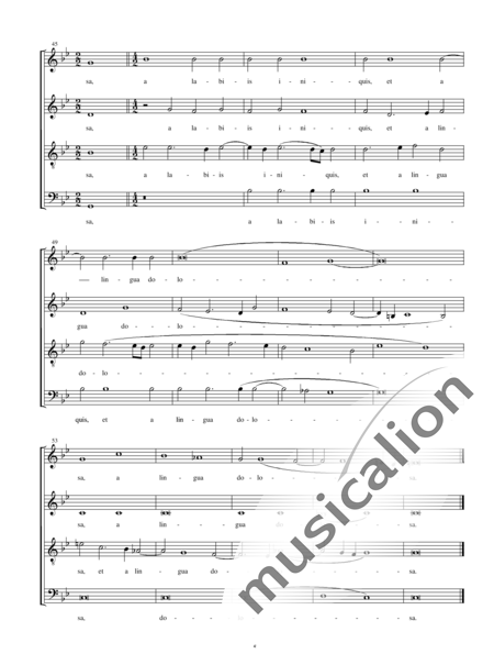 Scarlatti, Alessandro: Ad Dominum dum Tribularer - Choir>SATB:5