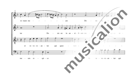 Scarlatti, Alessandro: Domine in Auxilium Meum - Choir>SATB:1