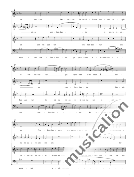 Scarlatti, Alessandro: Domine in Auxilium Meum - Choir>SATB:2