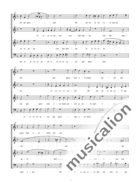 Scarlatti, Alessandro: Domine in Auxilium Meum - Choir>SATB:3